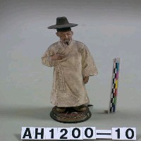 藏品(陶塑人種模型—朝鮮人（男性）)的圖片